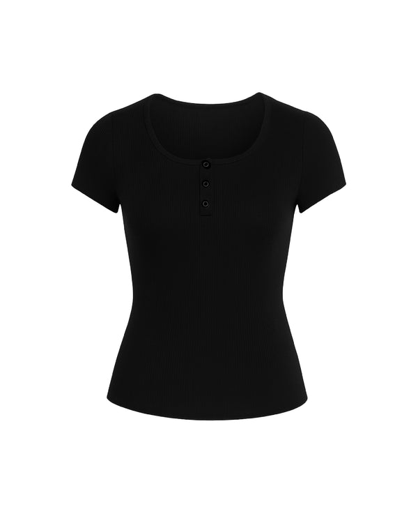 The Body Sculpt Top - Black