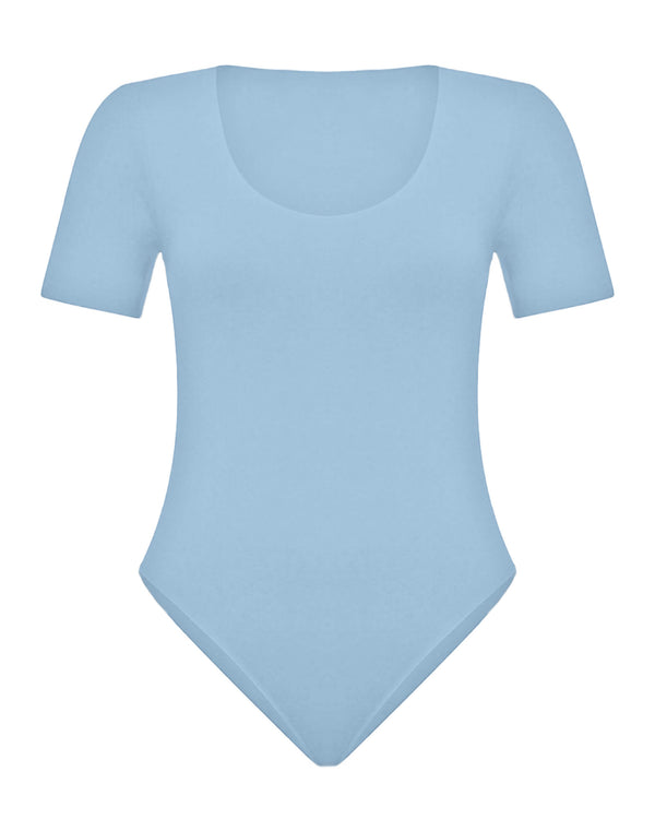 The Scoop Bodysuit - Blue